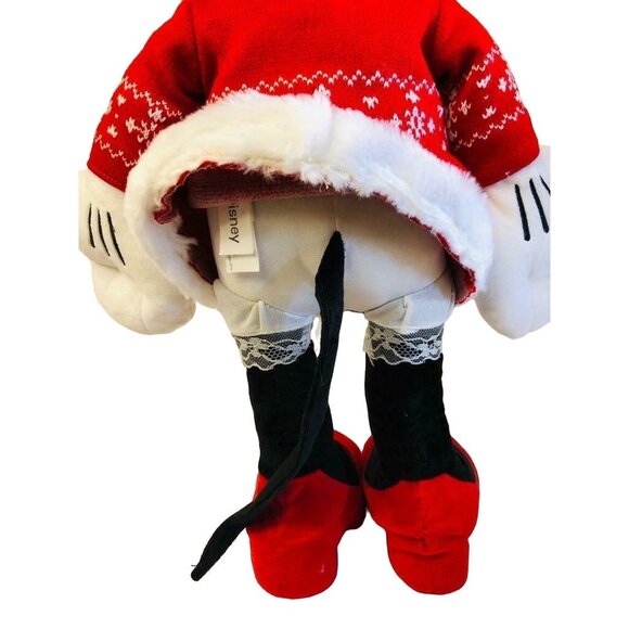 Disney Minnie Mouse Standing Stuffed Doll Plush Red Dress Toy Red 25" Toy Mice - Picture 10 of 10